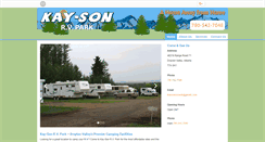 Desktop Screenshot of kaysonrvpark.com